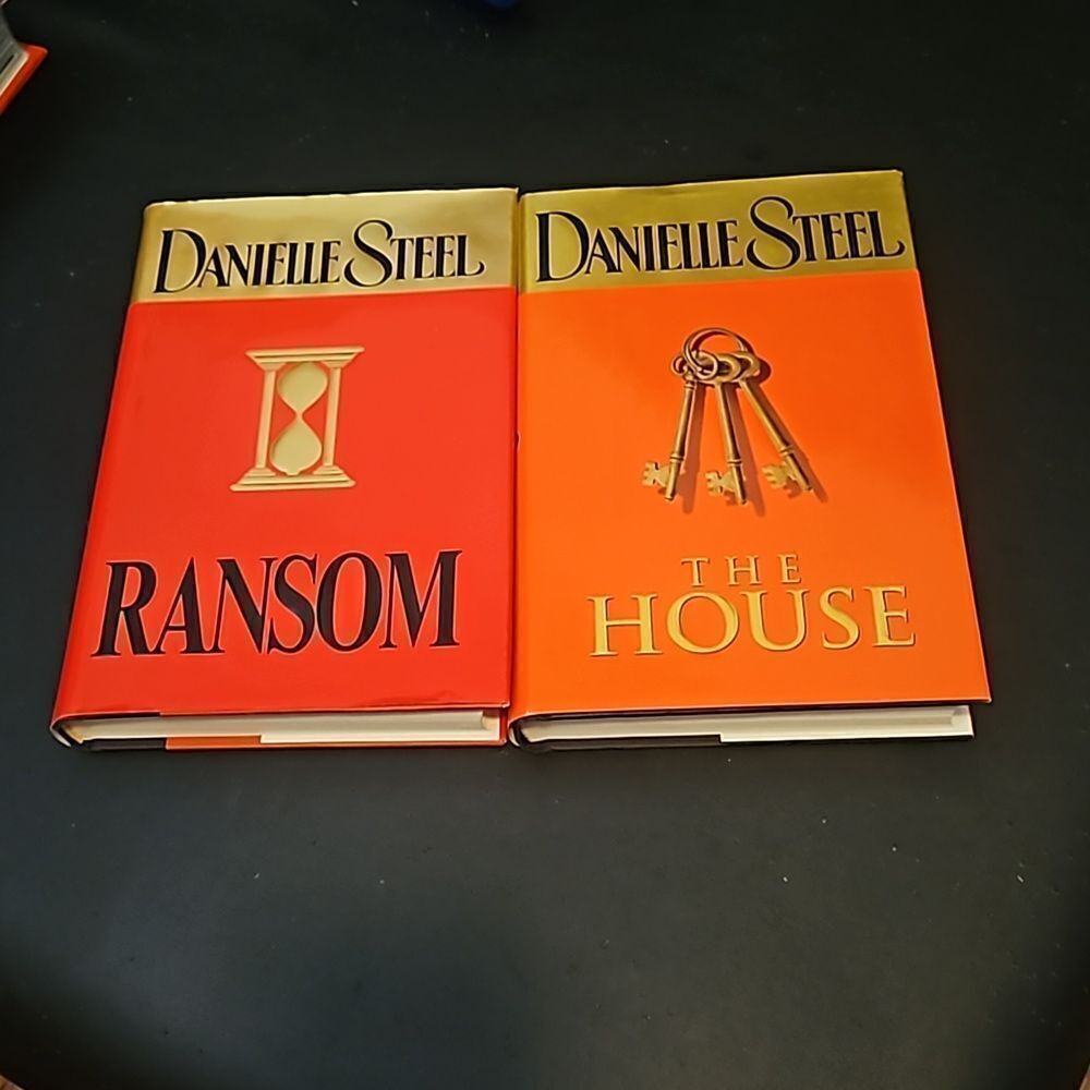 DANIELLE STEEL  RANSOM & THE HOUSE HARDCOVER BOOKS